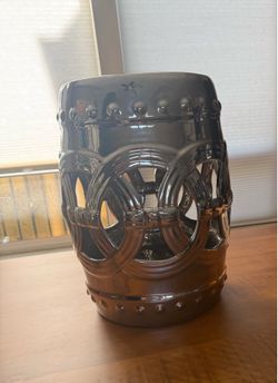 Modern Metal Accent Side Table-Like New