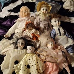 Estate Sale, Porcelain Dolls 