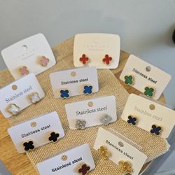 Fashion Earrings Stainless Steel 18k Gold Plated 