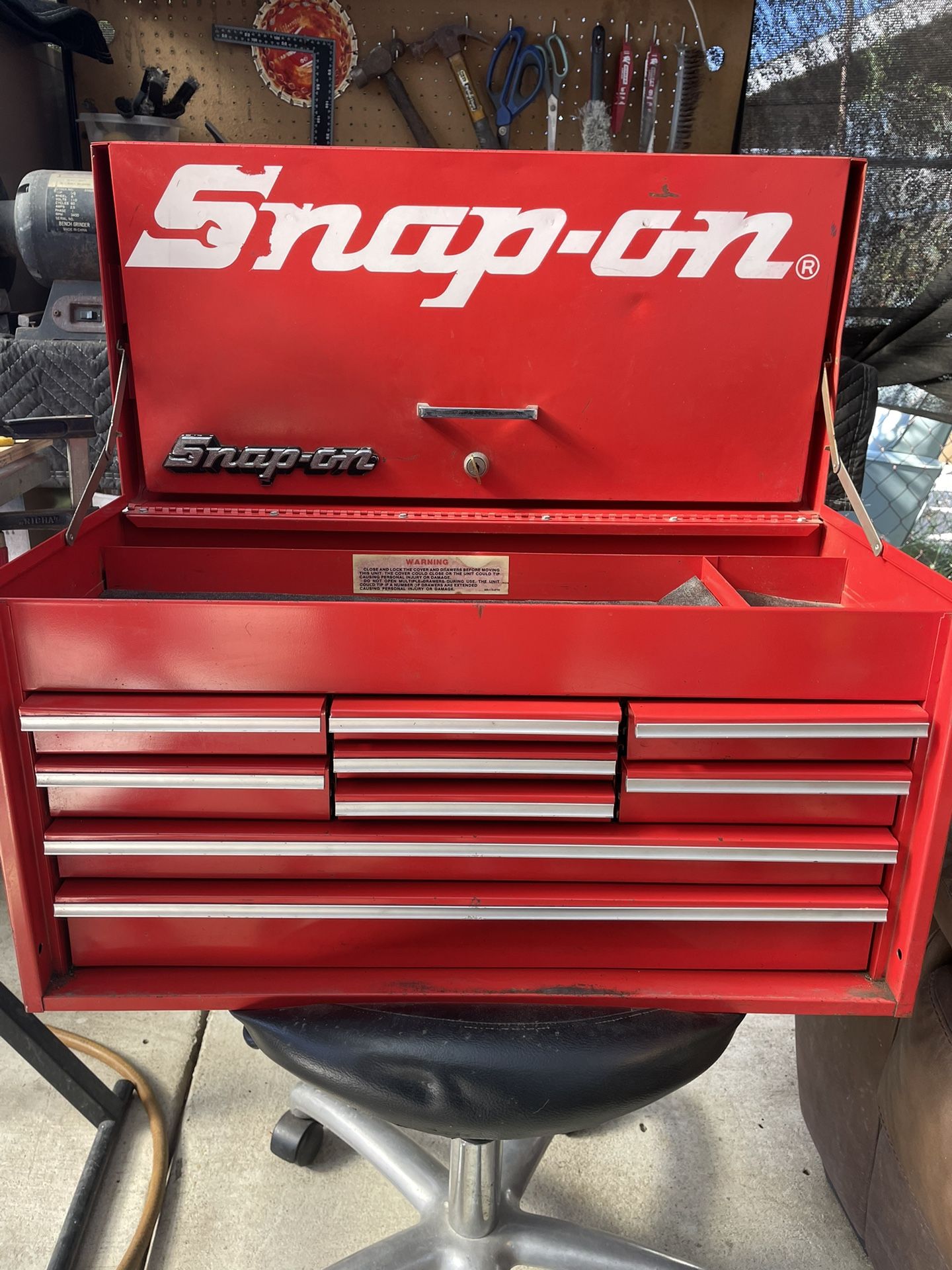 Snap On 26" Nine-Drawer Top Chest