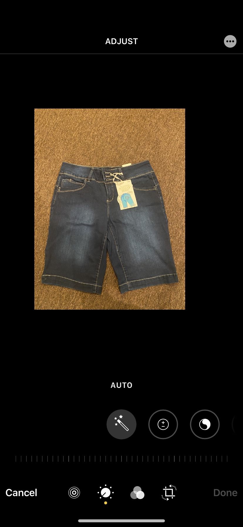 Royalty For Me Wanna Betta Butt Denim Shorts Distressed Mid Rise Women's Size 10