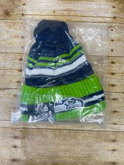 Seattle Seahawks New Era Beanie Knit Pom Winter NFL Football Team Multicolor