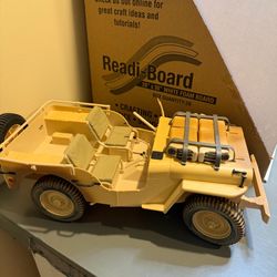 Vintage hasbro GI Joe Jeep