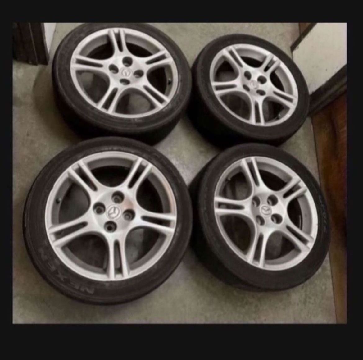 4 — 205/45r16 4x100 4x3.94 Stock Mazda Miata NB Nissan Versa Sentra Miata Scion Xa Xb Ia Echo Civic Corolla Wheels Rims Tires !!!!!!!