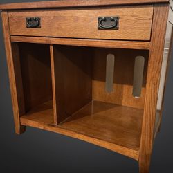 Oak Desk Console table