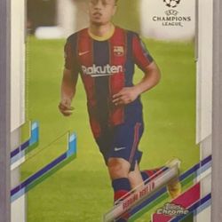 2021 Topps Chrome SERGINO DEST Champions League #8 FCB