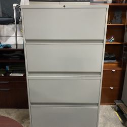 Knoll 4 door storage cabinet 