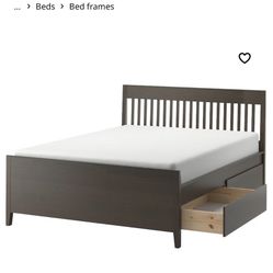 IKEA Queen Bed (Idanas)