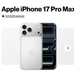 BRAND NEW iPhone 17 Pro Max 512GB Silver