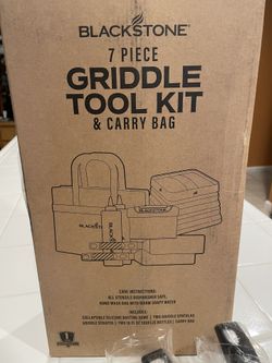 7 Piece Griddle Tool Kit And Carry Bag 