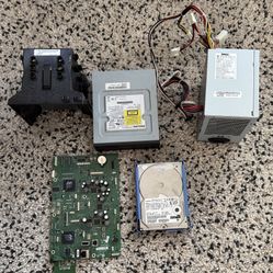 PC Parts Bundle for Sale – Power Supply, Hard Drive, Optical Drive, Motherboard, and More!