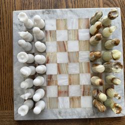 Real Marble Chess Set 