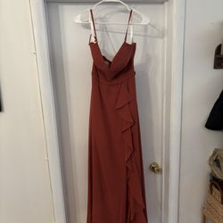 Formal/prom Terracotta Dress