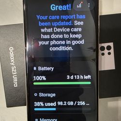 Samsung Galaxy S23 Ultra. $239 Firm. Screen Cracked, Everything Works 