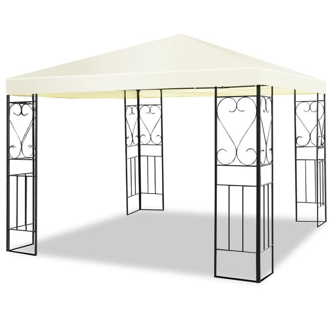 10'x10' Steel Frame Patio Gazebo Canopy Tent Shelter Patio Party Awning