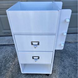 Rolling Crafter Storage Cabinet