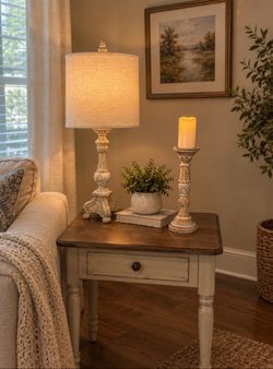 Lamp and candle holder