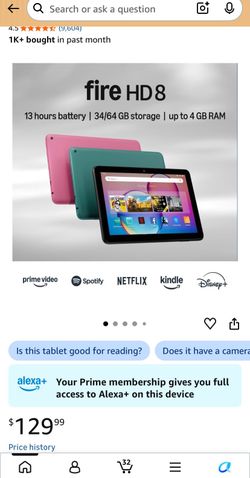 Fire 8 tablet