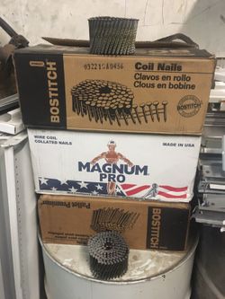3" coils nails 6000 Box