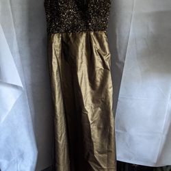Theia Full length strapless Gown 