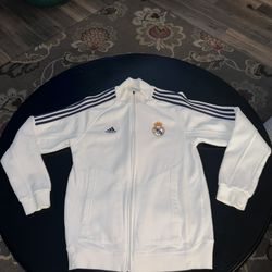 2007 Small Authentic Real Madrid adidas Zip Up. 