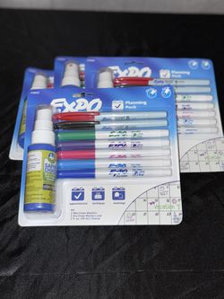 NEW Expo Markers Planning 8pc Kit