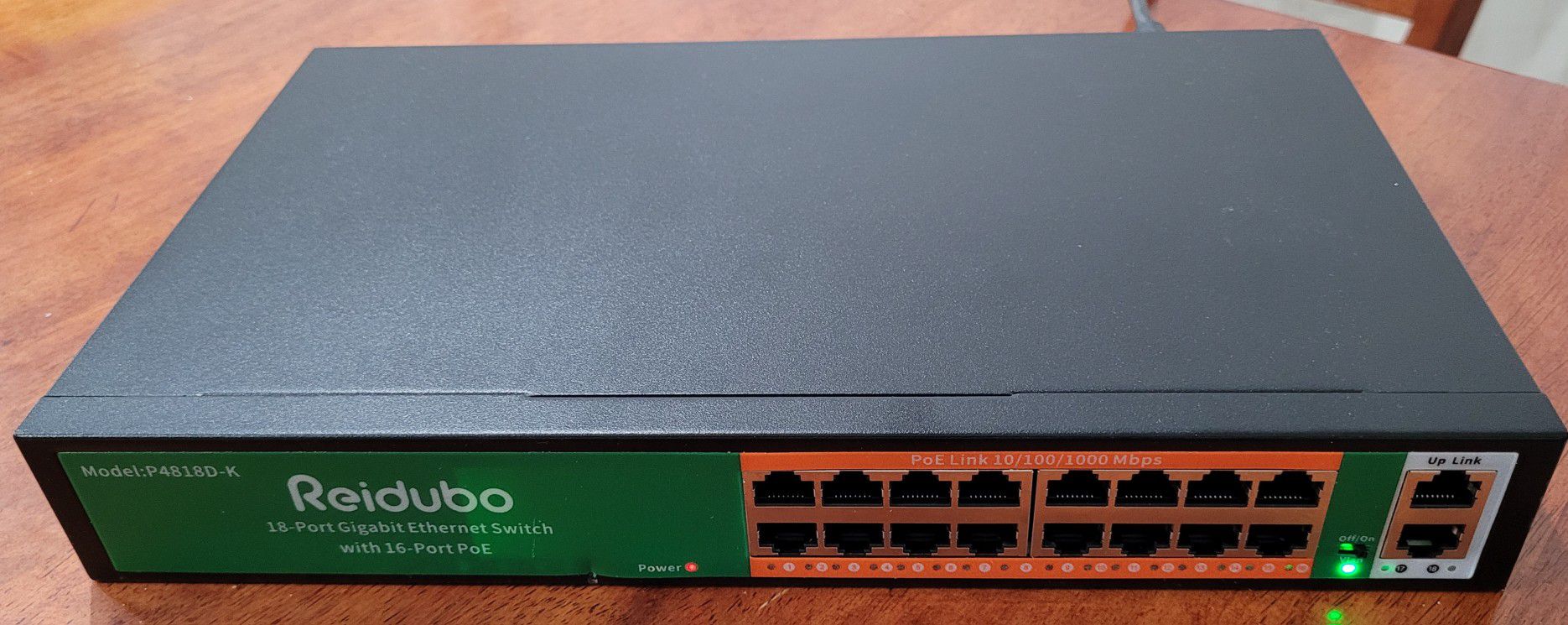 Reidubo 18 Port Ethernet Gigabit PoE Switch