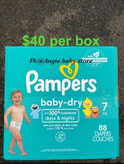 Pamper baby dry size 7
