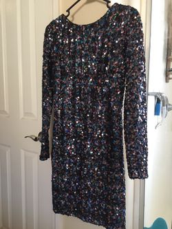 Dress the population sequin dress