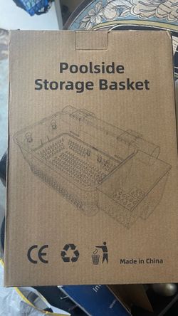Poolside storage Basket