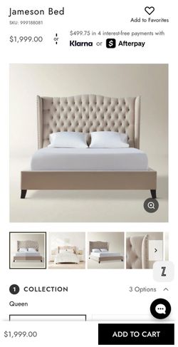 Z Gallerie Queen Bed Set