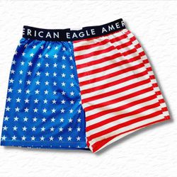 American Eagle, Men's Boxer Shorts, Underwear, Size Small/Petite 29-31, NEW