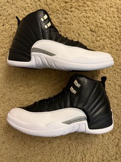 Size 10.5 (Used, without box) - Air Jordan 12 retro playoff 2022 black white