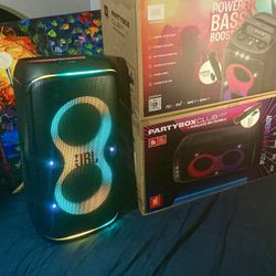 JBL Partybox 120 Portable Bluetooth Speaker {NO MIC} ~ LED Lights, Bass Boost, Long Battery Life