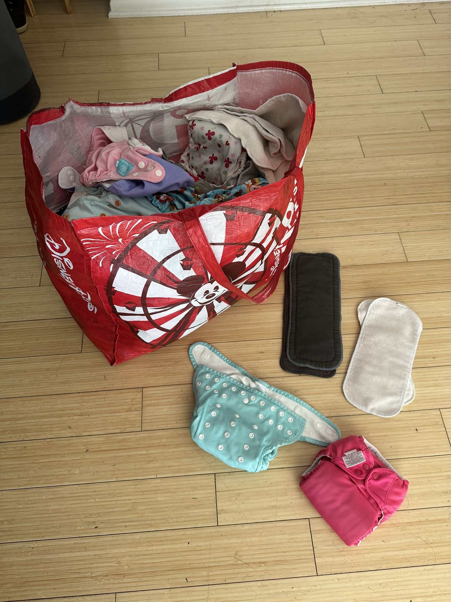 Bag of Reusable Cloth Diapers