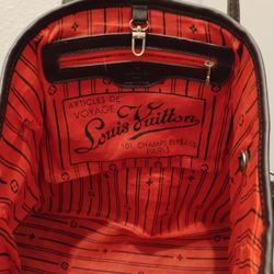 louis Vuitton never full hand bag+wallet 