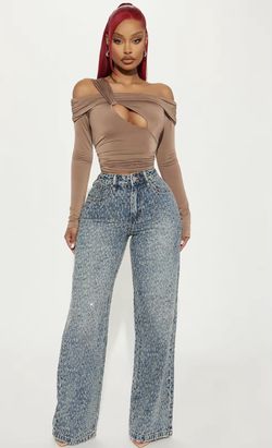 Turning The Page Embellished Wide Leg Jeans