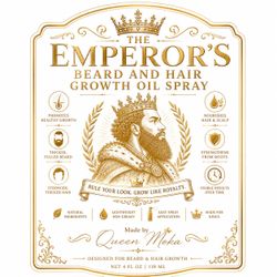 Beard and hair  growth oil spray