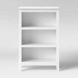Carson 48" 3 Shelf Bookcase White - Threshold