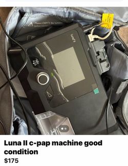 Works good Luna C-pap machine