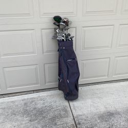 21 Golf Clubs Plus the Golf Bag