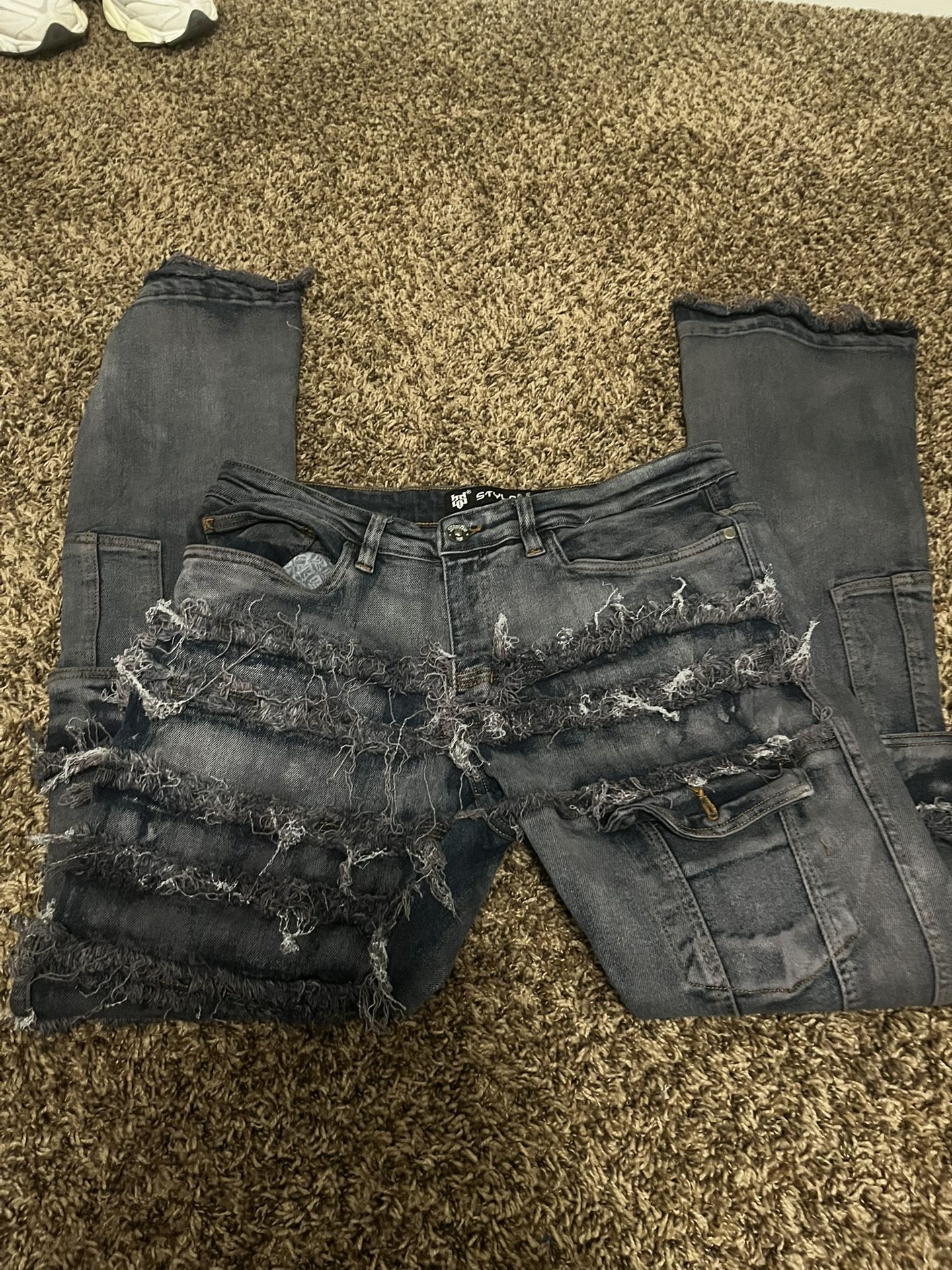Stacked Jeans $40