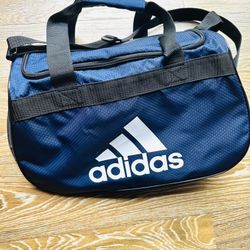 Adidas Hex Solid Diablo Small Athletic Duffle Bag (Navy/Black/White)