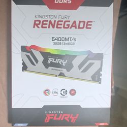 Kingston FURY Renegade DDR5 RGB – 32GB (2x16GB) 6400MT/s – Brand New