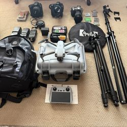 Camera Equipment Bundle READ DESCRIPTION