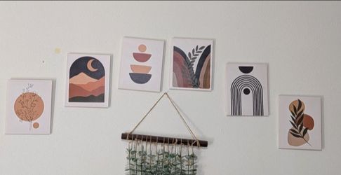 Boho Bohemian wall art
