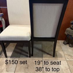 Dining chairs