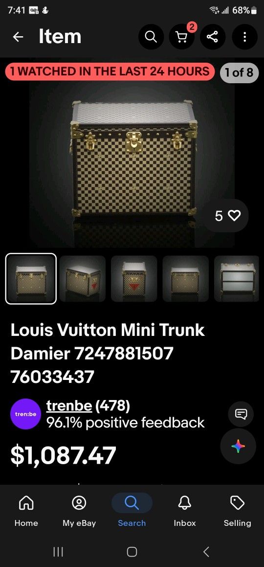 Louis Vuitton Mini Damier $800 Pickup In Oakdale