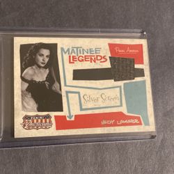 2011 Hedy Lamarr Panini Silver Screen Worn Swatch 95/99