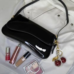 Modern Black Crossbody Bag